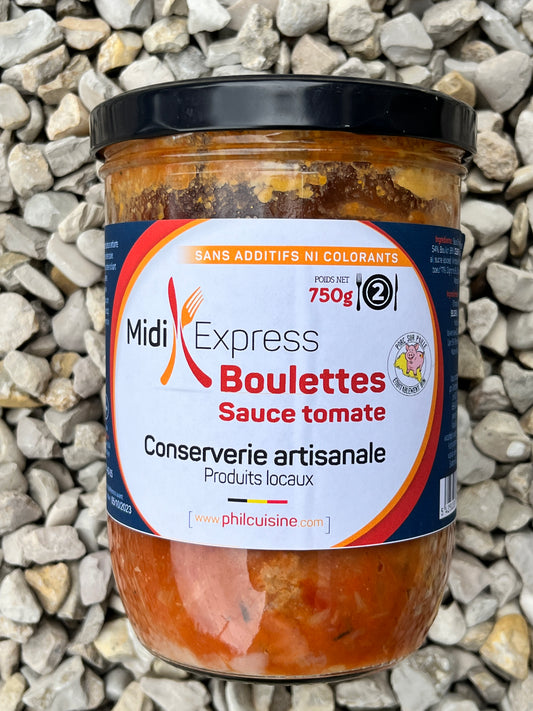 Boulettes sauce tomate (800gr - 6pc)