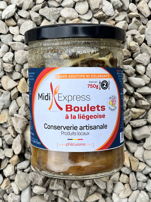 Boulettes sauce Liégeoise (800gr - 6 pc)