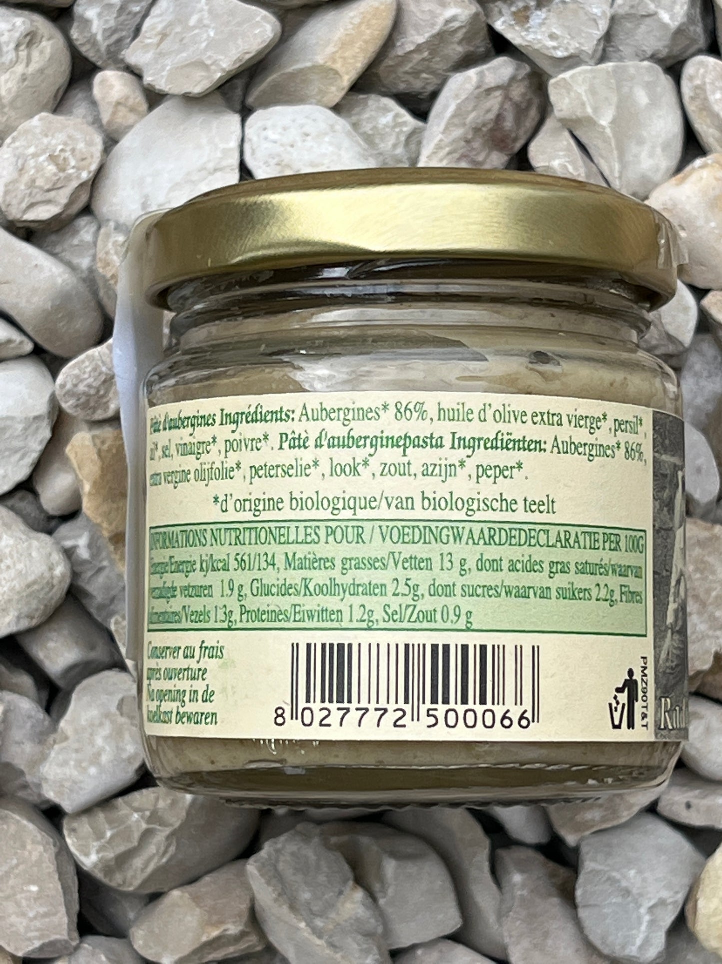 Crème d'aubergine (pesto) Bio (85gr)