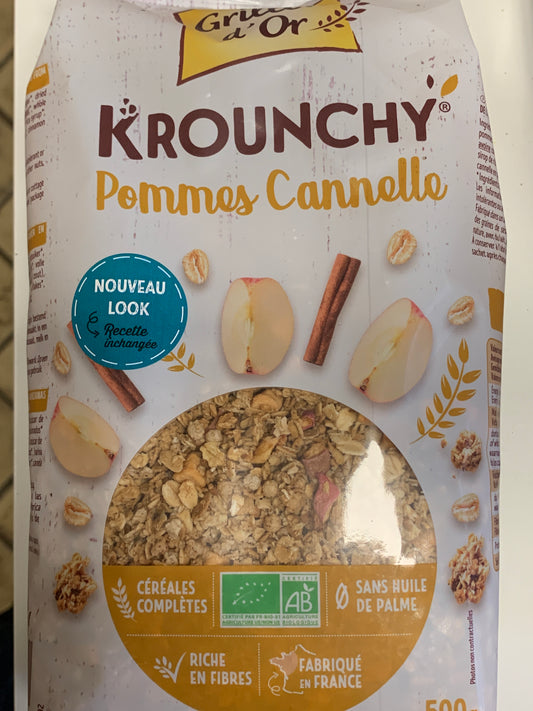 Granola Pomme-cannelle Bio (500gr)